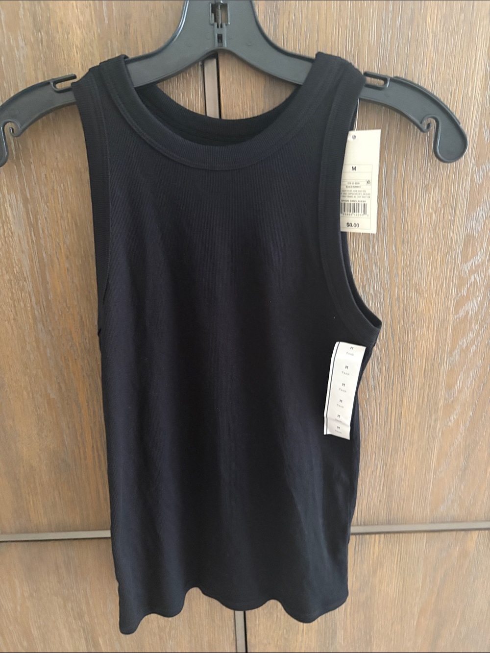 Target Black Ribbed Tank Top for Kids